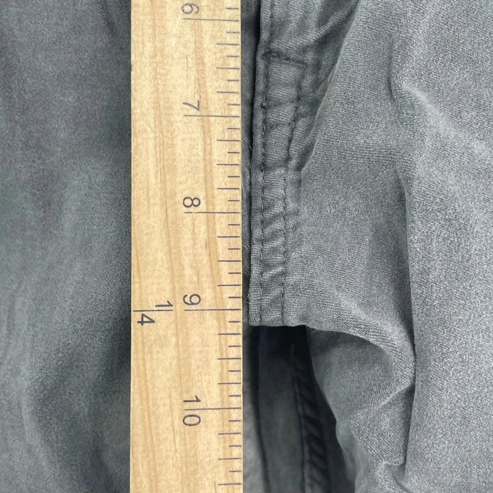 Banana Republic Traveler Pants Mens 38x27 Grey‎ Skinny Fit Cotton Blend Casual